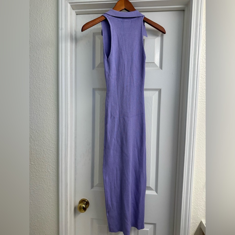 House of Harlow 1960 Lavender Knitted Maxi Dress - Picture 3 of 3